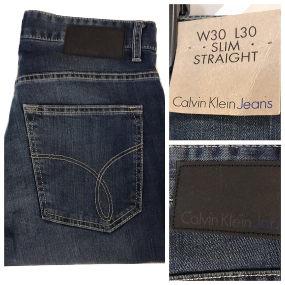 calvin klein slim straight